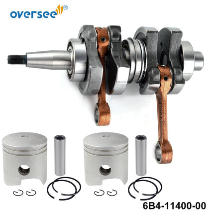 6B4-11400-00 Crankshaft Assy For Yamaha 2T 9.9HP 15HP Outboard Engine Parsun T15D 6B4-11400