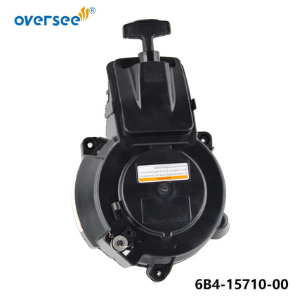 6B4-15710 Starter Assy for Yamaha E9.9D E15D 2-Stroke 6B4 Outboard Engine Boat Motor 6B4-15710-00