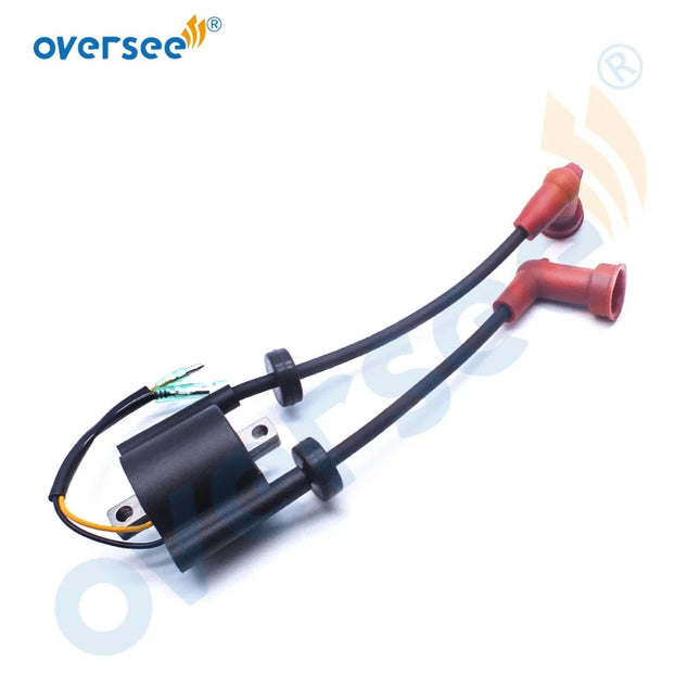 6B4-85570 Ignition Coil For Yamaha Outboard Motor 2T 9.9D 15D 6B3 6B4 New Model 6B4-85570-00