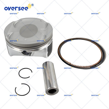 6CE-11631-01 Piston Set with Rings STD for Yamaha 4T 200 225 250 300HP Outboard Engine 6CE-11631-01-00