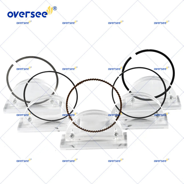 6D8-11603-10 Piston Ring Set (STD) for Yamaha DF 75 90 115HP 4 Stroke Outboard Engine 6D8-11603 67F-11603