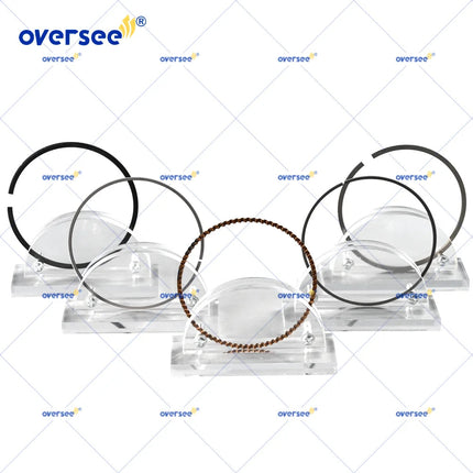 6D8-11604-10 Piston Ring Set (+025) for Yamaha DF 75 90 115HP 4 Stroke Outboard Engine 6D8-11604 67F-11604