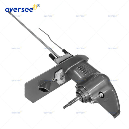 6E0-45300-13-4D Lower Unit Assy (L) For YAMAHA 4HP 5HP 2 Stroke Outboard Engine 6E0 6E3 Model Long Shaft Gearbox