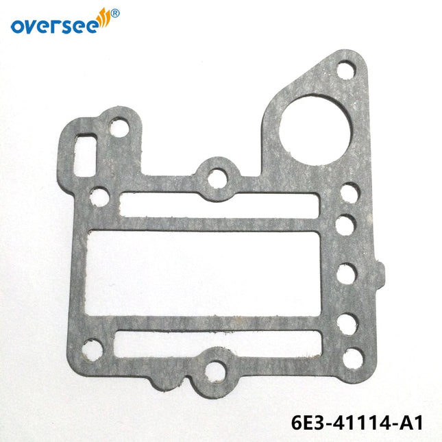 6E3-41112-A1 Gasket Exhaust For Yamaha Outboard Motor 2T 5HP 6E3 Model 6E3-41112 6E3-41112-A0