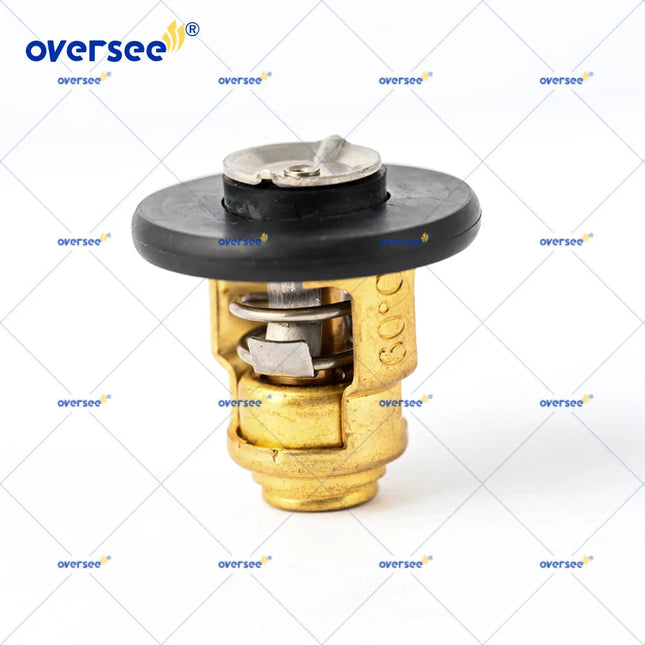 6FM-12411 Thermostat 60℃ for Yamaha 4-Stroke 20HP 25HP F20F F20G F25G Outboard Engine