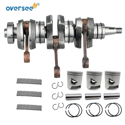 6H3 Crankshaft Assy with Piston Set For Yamaha Outboard Engine 60HP 6K5 Model Parsun 6H3-1140-03 69D-W1140-01