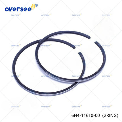 6H4-11610-00 Piston Ring (STD) for Yamaha 2T 2 Cyl 40-50HP Outboard Engine (2 rings) 63D-11603-00
