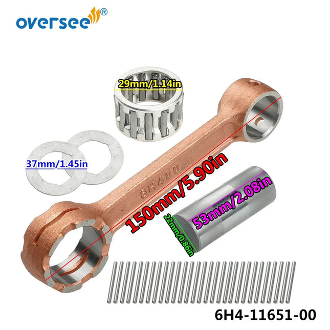 6H4-11651-00-00 Connecting Kit for Yamaha 3 Cylinder 30HP 40HP 50HP Outboard Engine 6H4-11650