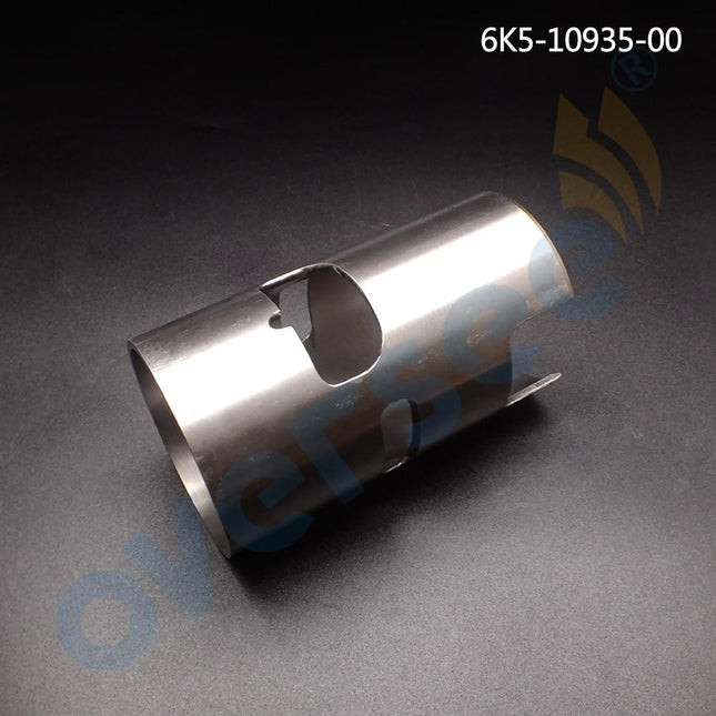 6K5-10935 Cylinder Liner Sleeve Dia.72mm Replacement For Yamaha Parsun 60HP  70HP 2 Stroke Outboard Engine