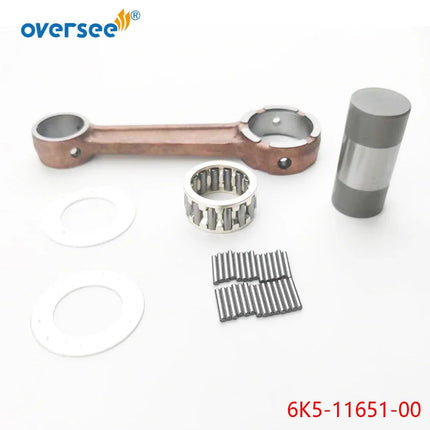 6K5-11651 Connecting Rod Kit for Yamaha 60HP 70HP Outboard Motor 6K51165100 Boat Engine Parts