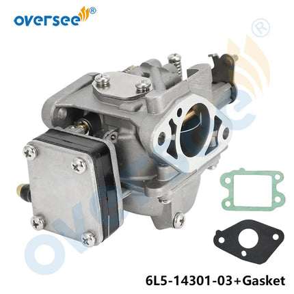 6L5-14301-03 Carburetor Assy For YAMAHA 3HP 2 Stroke Outboard Engine 6L5-14301-05 6L5-14301-03-00