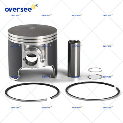 6M6 STD Piston Set For Yamaha 650cc SJ650 WR650 2 Cylinder Outboard Engine 6M6-11631-00-95 6M6-11631-01-93 6M6-11601-00 77mm