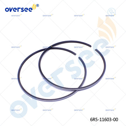 6R5-11603-00 Piston Ring STD For Yamaha 115-250HP 2T Outboard Engine 6R5-11603-02 90MM