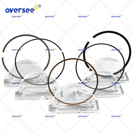 6S1-11604 Oversize Piston Ring Set (+025) for Yamaha 4 Stroke F200 250HP Outboard Engine 6S1-11604-00-00