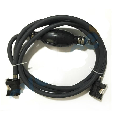 6Y2-24306; 6Y1-24306 Rubber Fuel Line Hose With Connector and Primer Pump Replacement For Yamaha Parsun Fuel Pipe Assy 6mm  4HP - 200HP 2 Stroke  Outboard Engine