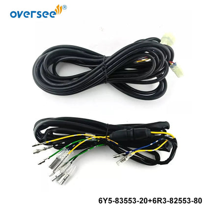 6Y5-83553-20 SINGLE FUSE GAUGE WIRE HARNESS RIGGING WIRE and 6R3-82553-80 OIL/TRIM EXTENSION WIRE for YAMAHA MARINE