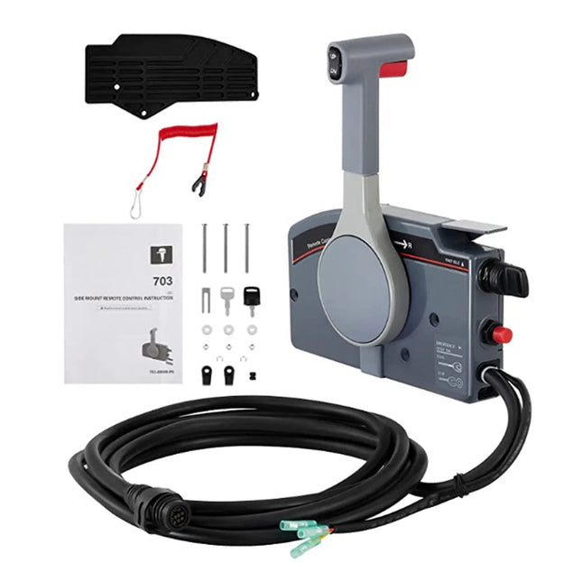703-48205-15 Outboard Remote Control Box 10Pin Cable For Yamaha Outboard Engine 703-48205-17 Push to Open