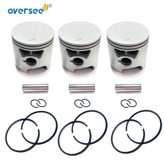 705-850026, 39-831255 Piston Kit STD for Mercury 40/50/60hp Outboard Motor 850026T1 850026A1