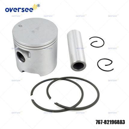 767-879878T5 Piston & Ring Set STD For Mercury Mariner 15-25HP Outboard 100-04K 821968A3 767-821968A3 879878T5 65mm