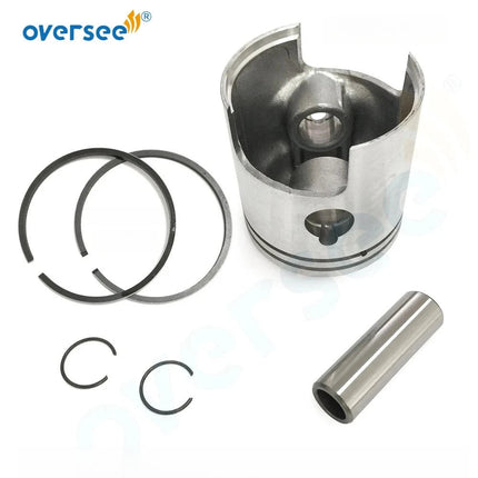 779-804886 Piston Set with Rings for Mercury 6HP 8HP 9.8HP 2T Outboard Engine 700-8M0082172 Size 55mm