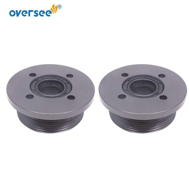 End Cap with Seals 6H1-43821 For Yamaha Outboard Motor Tilt Trim 2T 4T 60 70 75 85 90HP 6H1-43821-11 Boat Parts Top Real E...