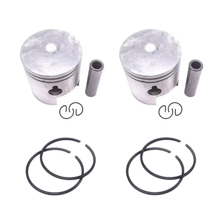 2pcs 8M0103789 Piston Kit STD 803678A1 Ring Set For Mercury Outboard 2T 15-18HP