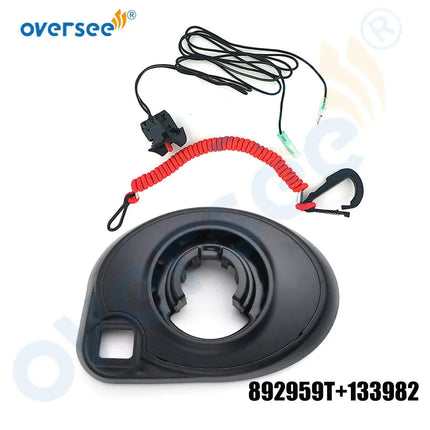 892959T & 133982 Bezel Assembly with Switch for Mercury Marine Mercruiser 175HP DSI Outboard 4000 GEN II