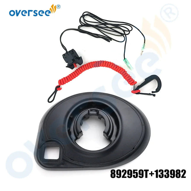 892959T & 133982 Bezel Assembly with Switch for Mercury Marine Mercruiser 175HP DSI Outboard 4000 GEN II