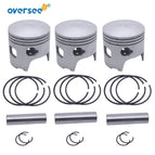 3 Pistons And Ring