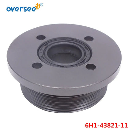 End Cap with Seals 6H1-43821 For Yamaha Outboard Motor Tilt Trim 2T 4T 60 70 75 85 90HP 6H1-43821-11 Boat Parts Top Real E...