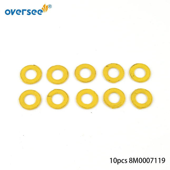 8M0007119 Oil Drain Plug Seal/Washer for Mercury Mercruiser Quicksilver 25-60hp 4 Stroke Outboard 26-8M0007119 10pcs