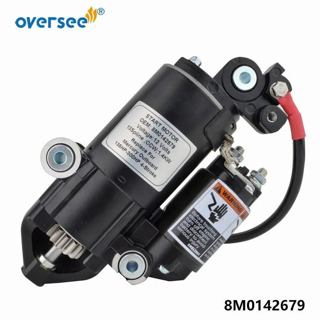 8M0142679 Starter Motor For Mercury V6 V8 175-200-250-300HP Outboard Engine