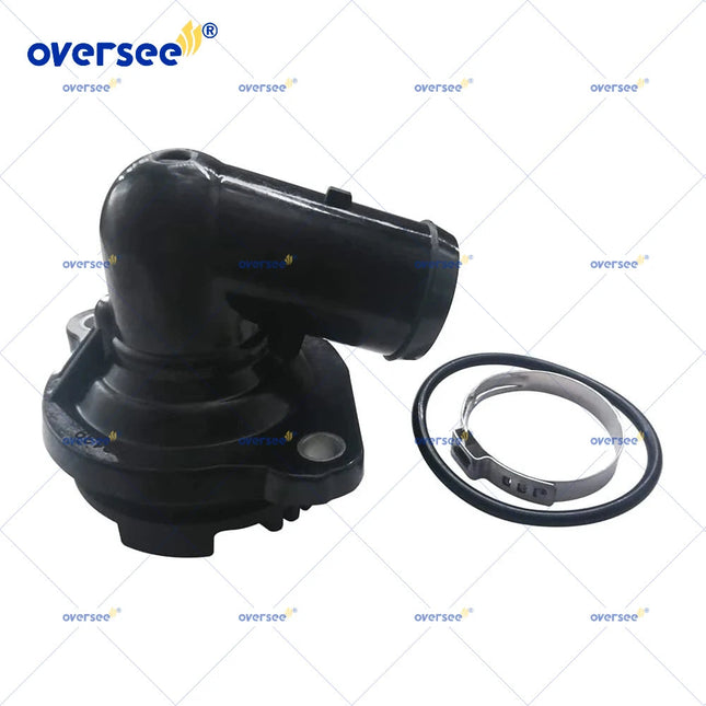 8M0162139 Thermostat & Housing For Mercury 450R 3.4L V6 4.6L V8 4Stroke 175-300hp Outboard Engine