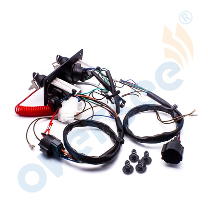 37100-96J14 Dual Ignition Key Switch Panel For Suzuki DF100A 115A Marine Outboard Motor