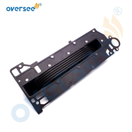6H3-41111-01-1S INNER COVER, EXHAUST + 6H3-41112-A0 GASKET For Yamaha 2 Stroke Outboard Engine Motor 60HP 70HP