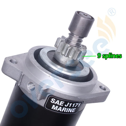 For Mercury / Tohatsu Starter Motor 9.9 to 30 HP EFI 8M0134475 / 8M0132197 / 3RS760100