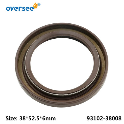 93102-38008 Oil Seal For Yamaha Outboard Motor 4T F115 68V-12223-00; Size 38*52.5*6mm
