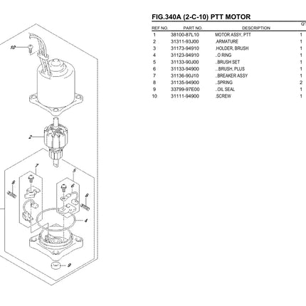 38100-87L10 Trim Motor 12V For Suzuki Outboard Motor DF70 DF85 DF90 38100-87L00 38100-87L03 38100-87L04 38100-93J13