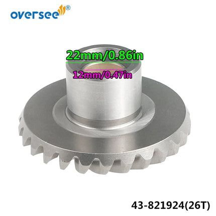 43-821924 Forward Gear For MERCURY MERCRUISER Outboard Motor Parts 8-15 HP 43-821924A1 26T