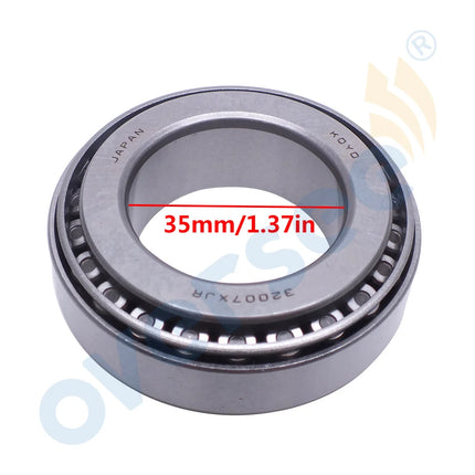 345-60215 Tapered Roller Bearing For Tohatsu Outboard Motor 30HP 40HP 32007JR 345602150M 345-60215-0