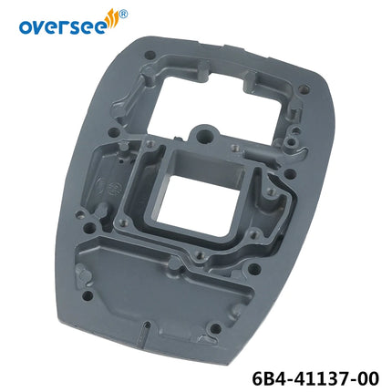 6B4-41137 Exhaust Guide Manifold Plate For Yamaha Outboard Motor 2T 15D 9.9HP 15HP ;6B4-41137-00 15B CA