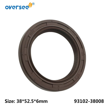 93102-38008 Oil Seal For Yamaha Outboard Motor 4T F115 68V-12223-00; Size 38*52.5*6mm