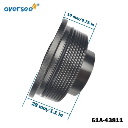 For Yamaha 61A-43811-00 Cylinder End Screw Outboard Marine Boat Parts 61A-43811-00-00
