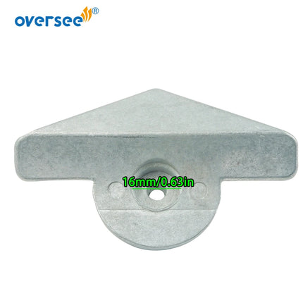 6pcs 6E8-45251 Anode For Yamaha Outboard Motor 9.9 15HP 2 Stroke & 4 Stroke; 683-45251-00; 6E8-45251-02