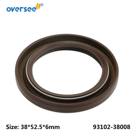 93102-38008 Oil Seal For Yamaha Outboard Motor 4T F115 68V-12223-00; Size 38*52.5*6mm