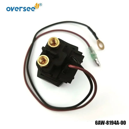 6AW-8194A Relay, Starter Solenoid for YAMAHA 30 40 300 350HP Outboard Engine 6AW-8194A-00