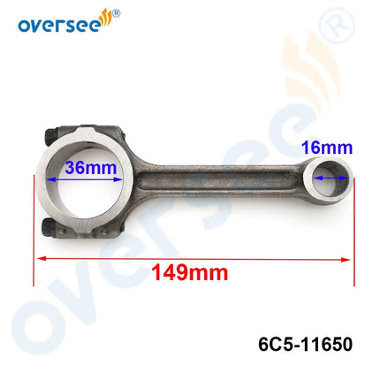 6C5-11650 Connecting Rod Assy for Yamaha F25 4 Stroke 25-70HP Outboard Engine 62Y-11650 67C-11650
