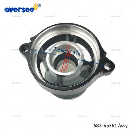 6B4-45361-00 Propeller Shaft Housing Assy For Yamaha 15HP 9.9HP 2 Stroke Outboard Motor 683-45361 With Bearing and Oil Seals