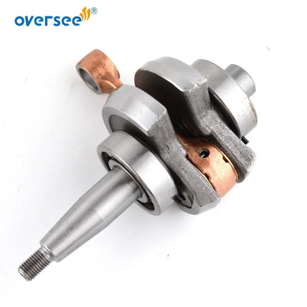 6E3-11400-00 Crankshaft with Piston Set For Yamaha 2 Stroke 5HP Outboard Engine