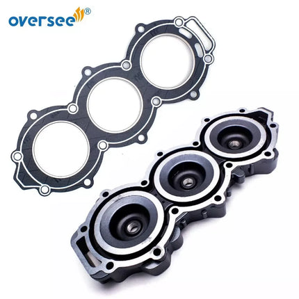 6H3-11111-01-1S Head Cylinder with Gasket 6H3-11181 For Yamaha 60HP 70HP Outboard Engine Marine Parts